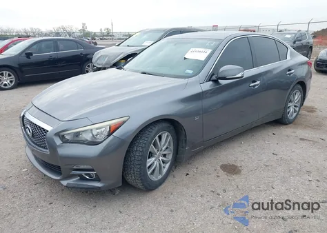 2015 Infiniti Q50 Premium from USA, damaged, VIN JN1BV7AP2FM354587
